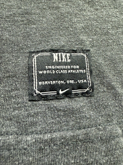 Nike SB x Neckface TShirt Men Medium Grey Lights Out Worldwide Logo Graffiti Art - thriftgoblin