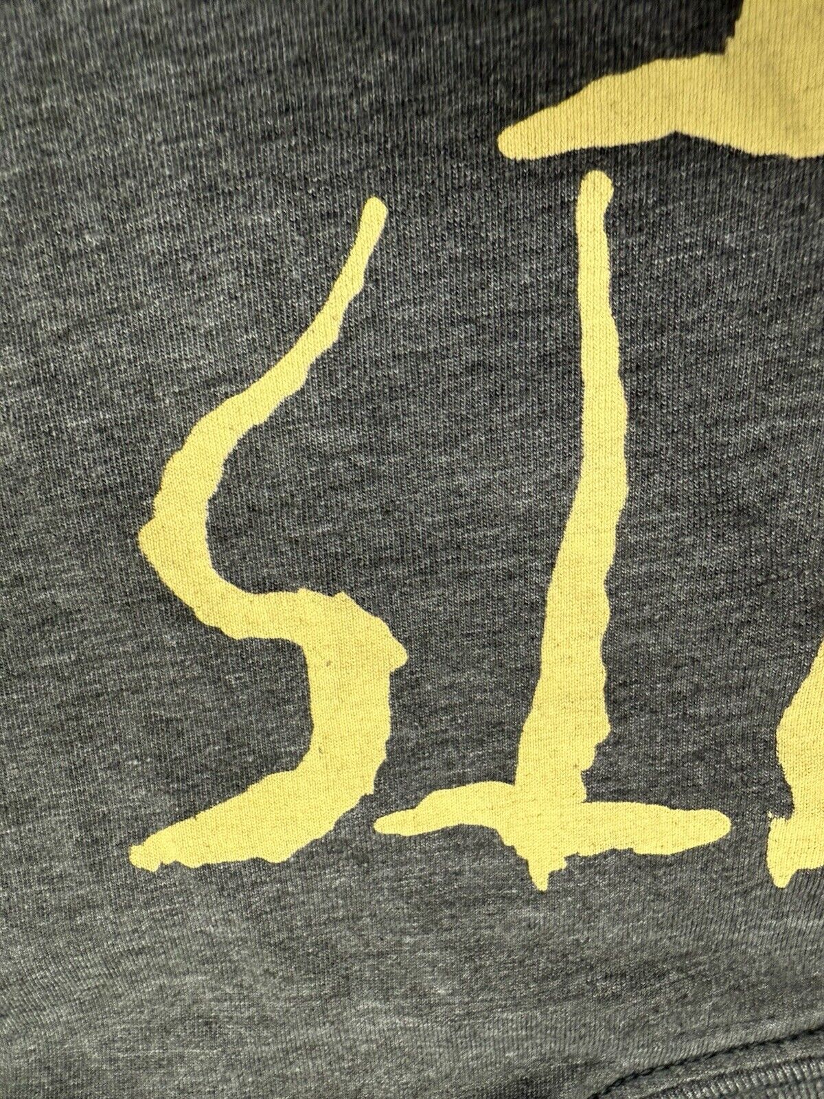 Nike SB x Neckface TShirt Men Medium Grey Lights Out Worldwide Logo Graffiti Art - thriftgoblin