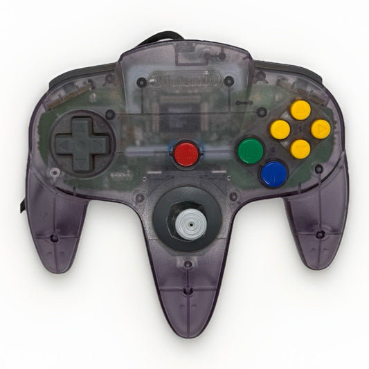 Nintendo 64 Atomic Purple Controller OEM N64 Tested Authentic N64 Retro Orignal - thriftgoblin