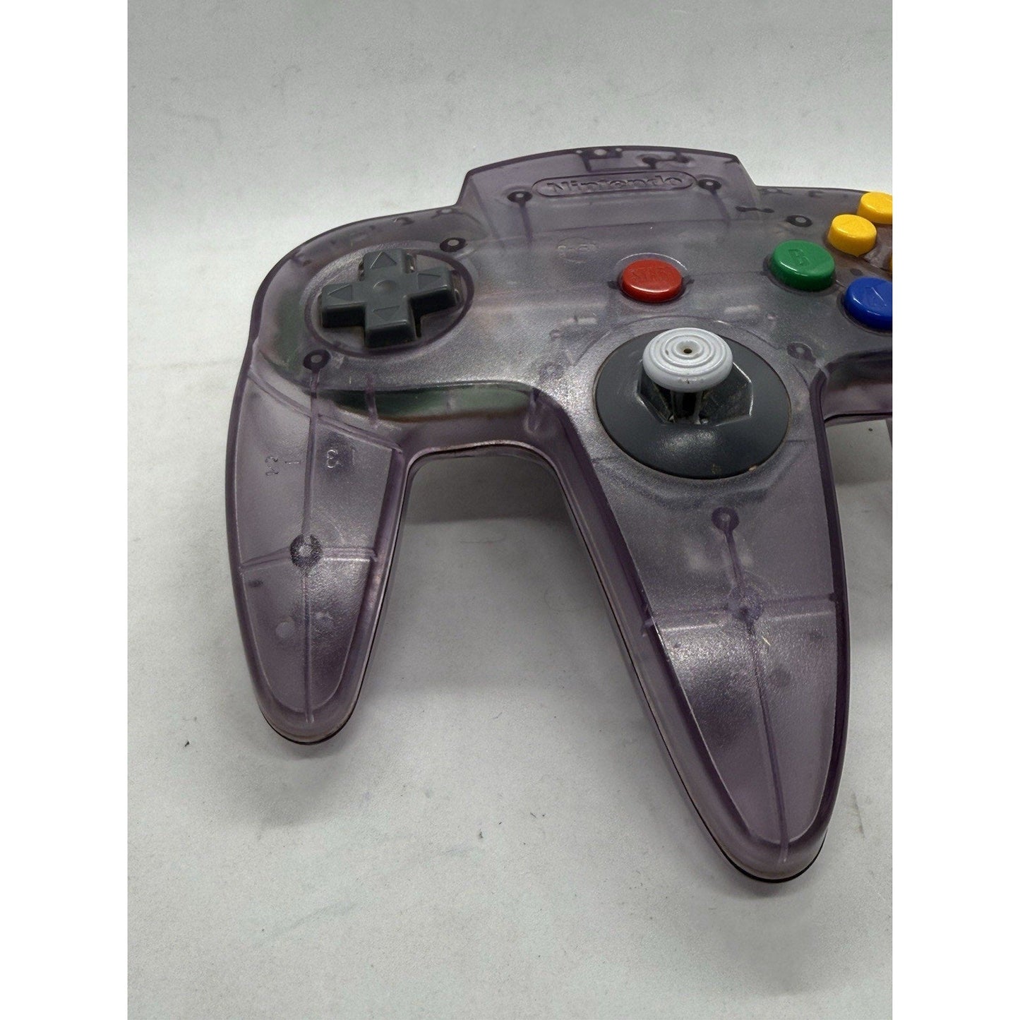 Nintendo 64 Atomic Purple Controller OEM N64 Tested Authentic N64 Retro Orignal - thriftgoblin
