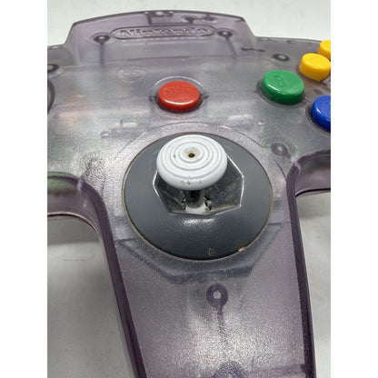 Nintendo 64 Atomic Purple Controller OEM N64 Tested Authentic N64 Retro Orignal - thriftgoblin