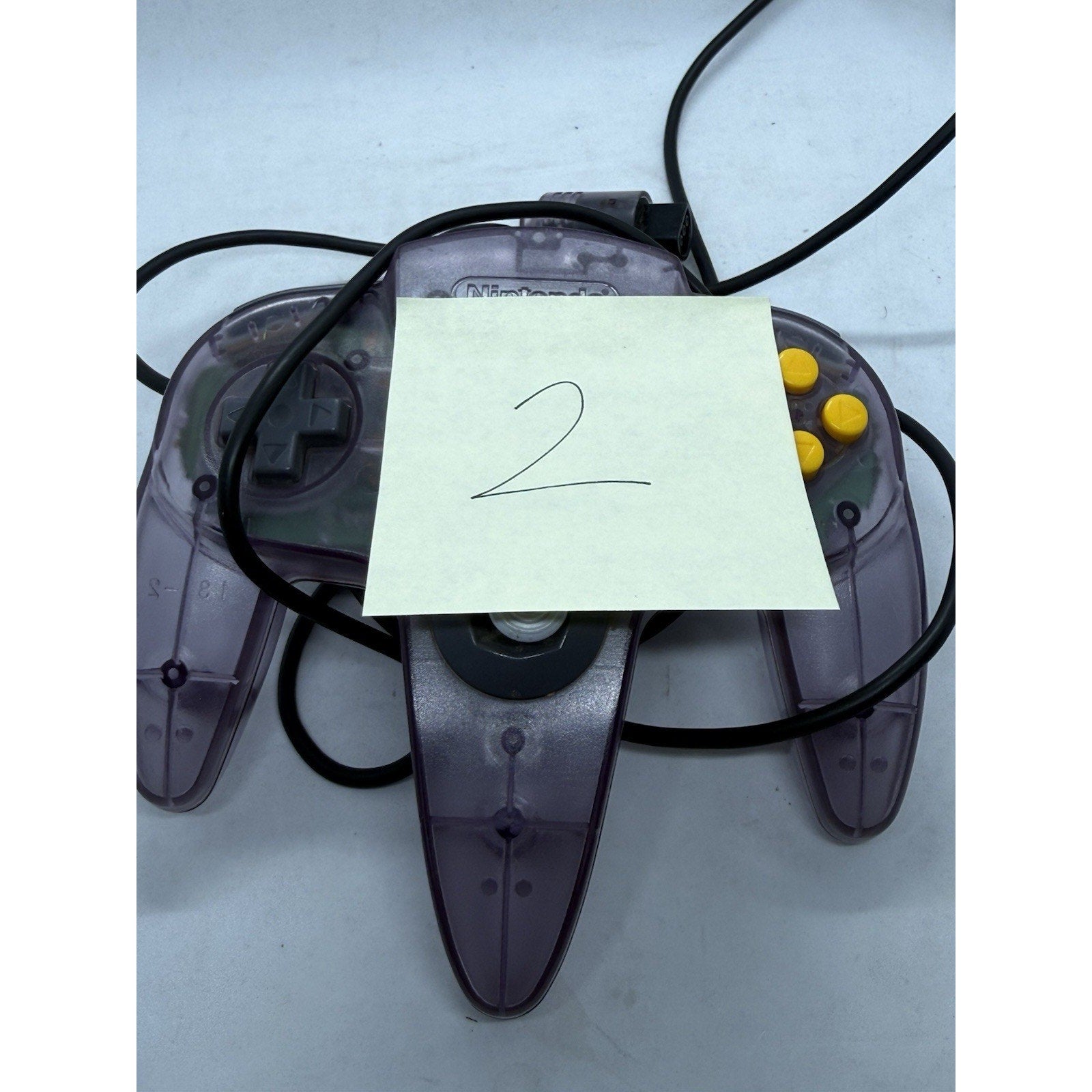 Nintendo 64 Atomic Purple Controller OEM N64 Tested Authentic N64 Retro Orignal - thriftgoblin