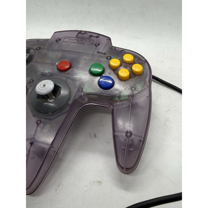 Nintendo 64 Atomic Purple Controller OEM N64 Tested Authentic N64 Retro Orignal - thriftgoblin
