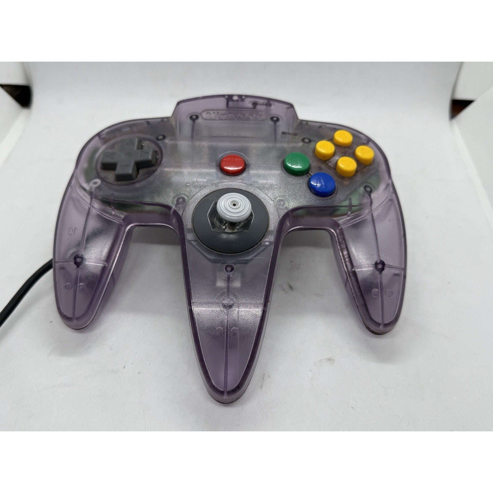 Nintendo 64 Atomic Purple Controller OEM N64 Tested Authentic N64 Retro Orignal - thriftgoblin