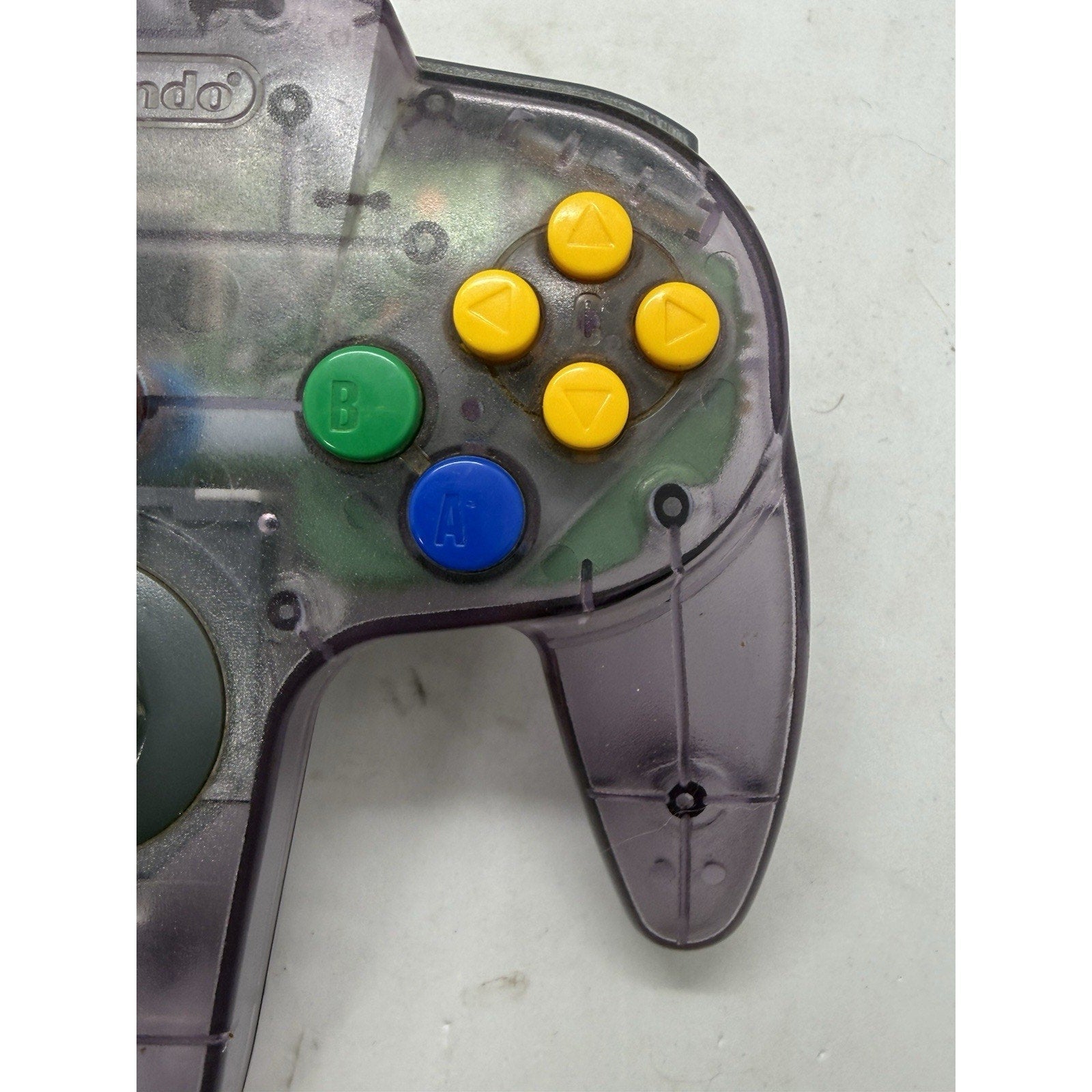 Nintendo 64 Atomic Purple Controller OEM N64 Tested Authentic N64 Retro Orignal - thriftgoblin