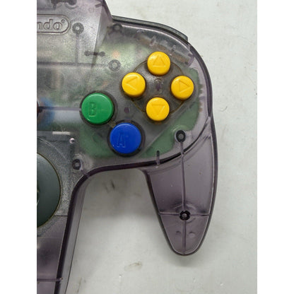Nintendo 64 Atomic Purple Controller OEM N64 Tested Authentic N64 Retro Orignal - thriftgoblin