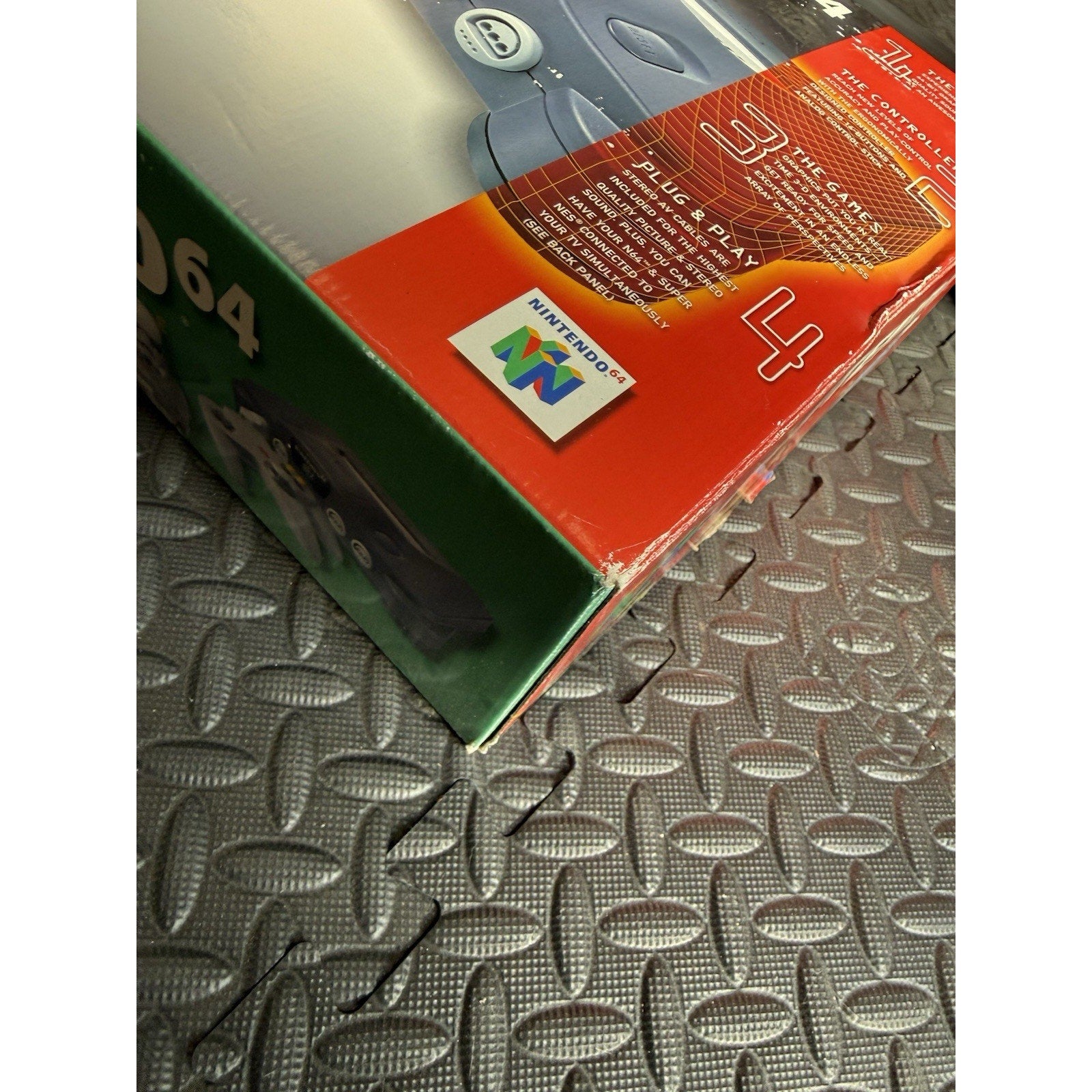 Nintendo 64 Console Box Only NUS S HB - USA - 1 Original 1996 Insert Manual Vintage - thriftgoblin