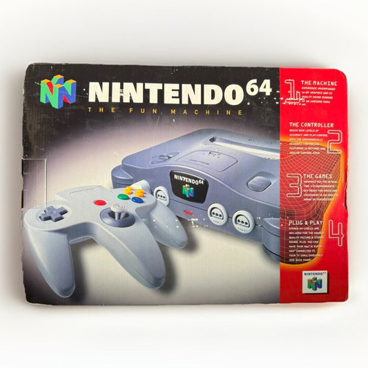 Nintendo 64 Console Box Only NUS S HB - USA - 1 Original 1996 Insert Manual Vintage - thriftgoblin