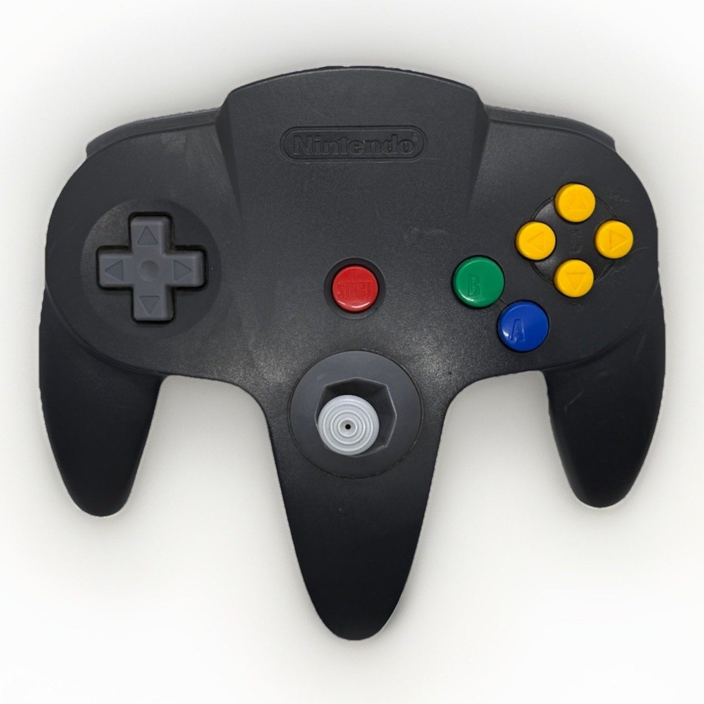 Nintendo 64 Gray Controller NUS - 005 Original OEM Authentic Tested Works N64 - thriftgoblin