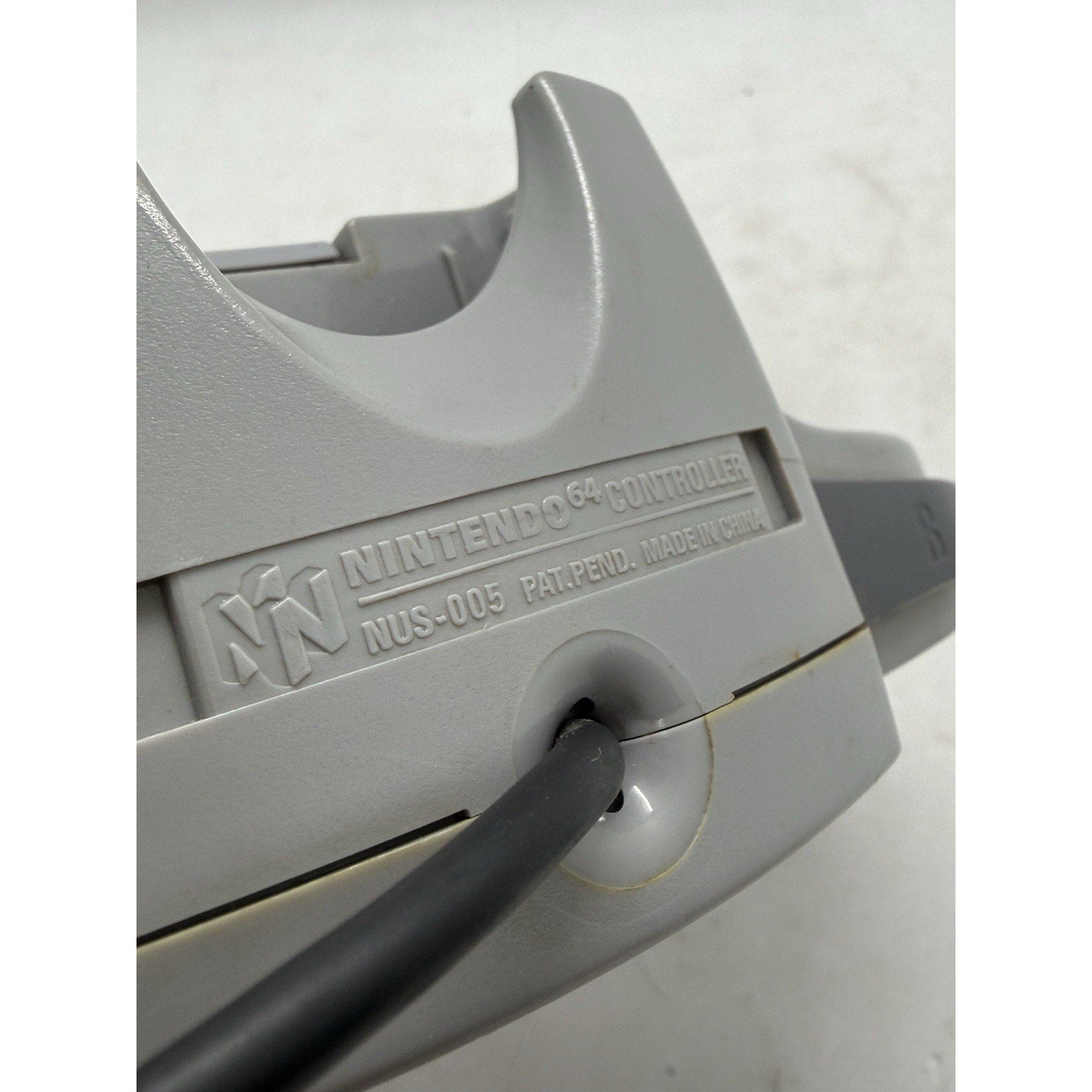 Nintendo 64 Gray Controller NUS - 005 Original OEM Authentic Tested Works N64 - thriftgoblin
