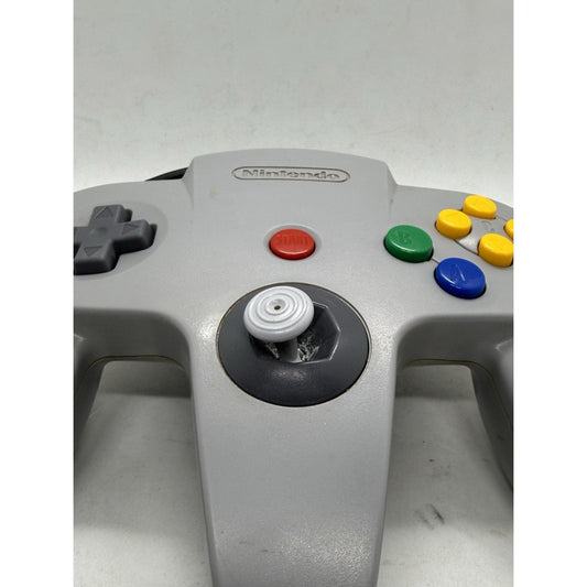 Nintendo 64 Gray Controller NUS - 005 Original OEM Authentic Tested Works N64 - thriftgoblin