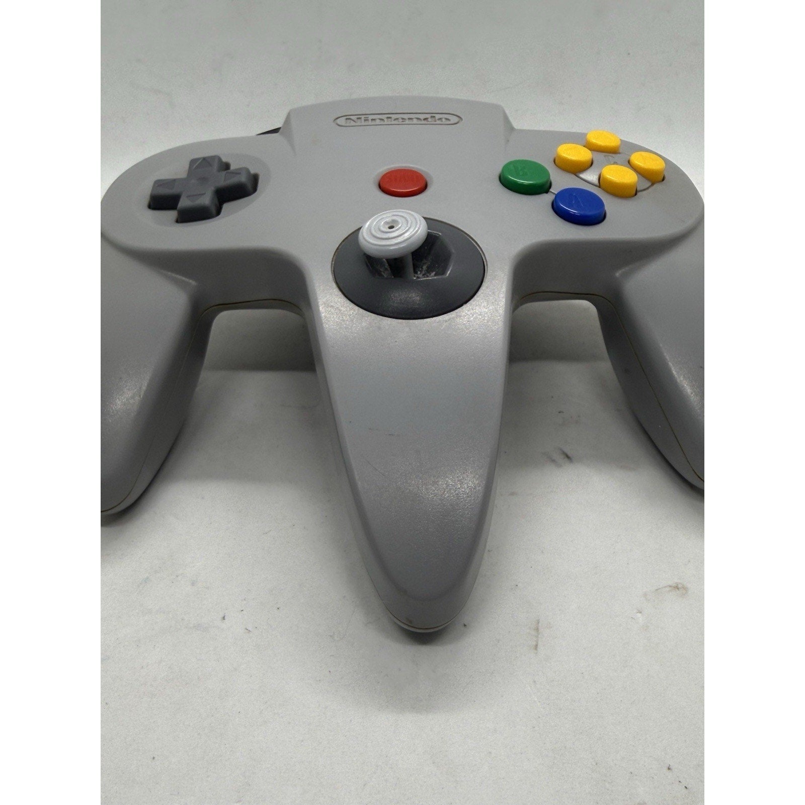 Nintendo 64 Gray Controller NUS - 005 Original OEM Authentic Tested Works N64 - thriftgoblin