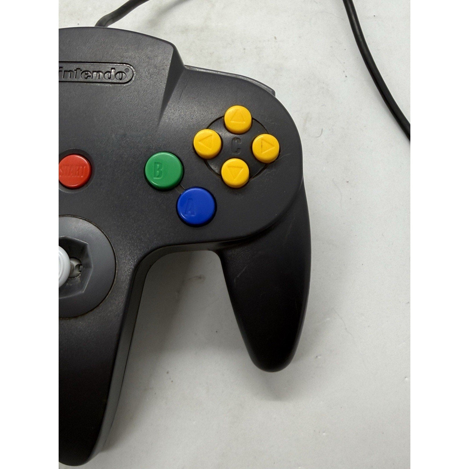Nintendo 64 Gray Controller NUS - 005 Original OEM Authentic Tested Works N64 - thriftgoblin