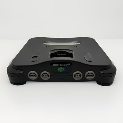 Nintendo 64 N64 Console Black w/ Power Supply & AV Cables Model NUS - 001 Tested - thriftgoblin