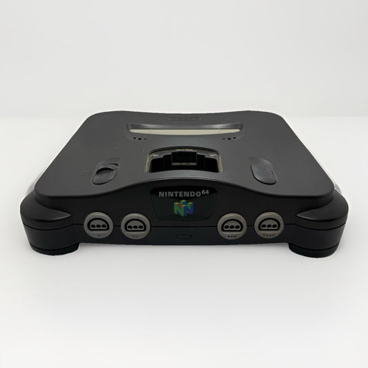 Nintendo 64 N64 Console Black w/ Power Supply & AV Cables Model NUS - 001 Tested - thriftgoblin