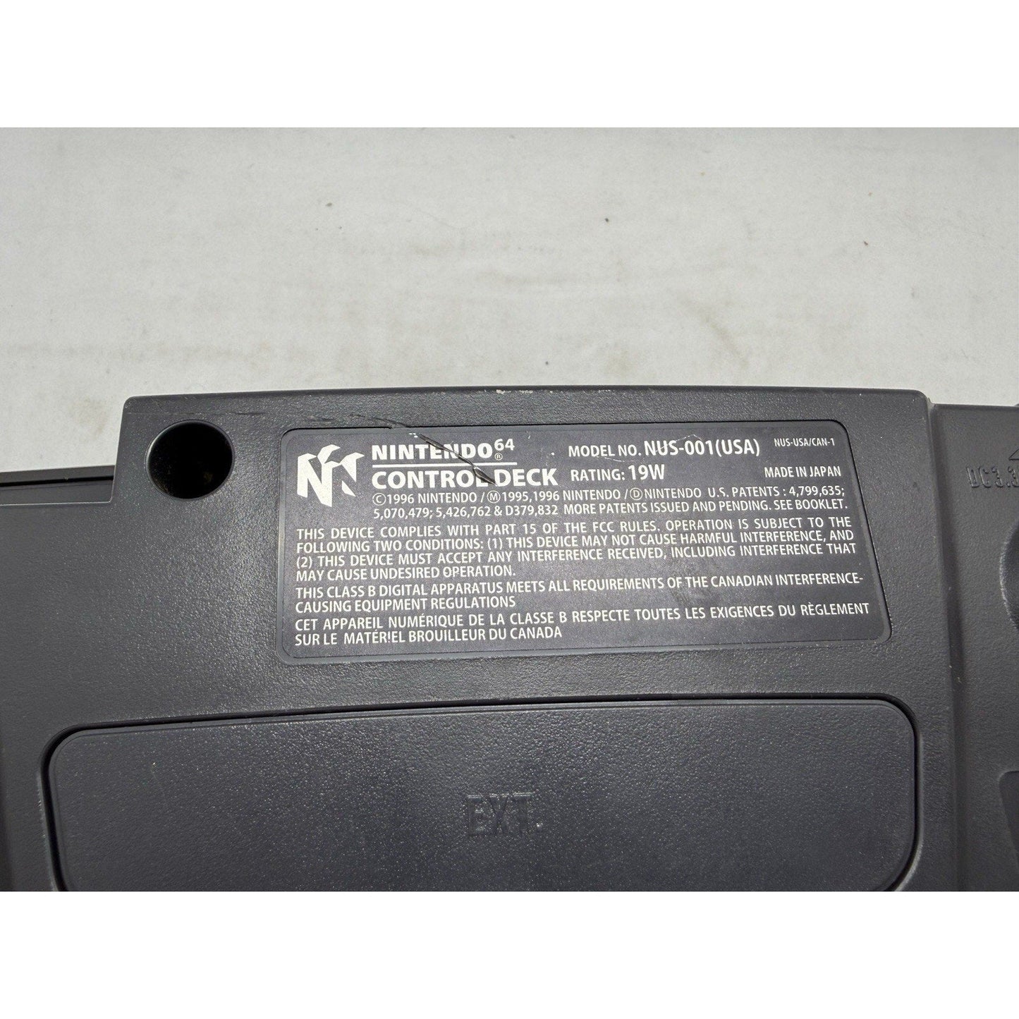 Nintendo 64 N64 Console Black w/ Power Supply & AV Cables Model NUS - 001 Tested - thriftgoblin