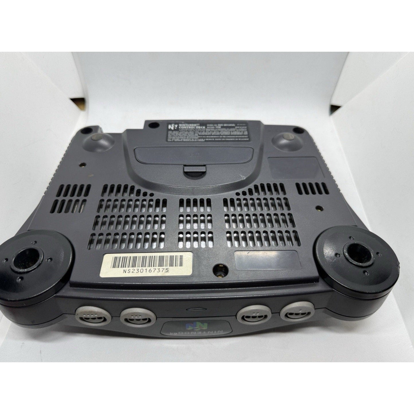 Nintendo 64 N64 Console Black w/ Power Supply & AV Cables Model NUS - 001 Tested - thriftgoblin