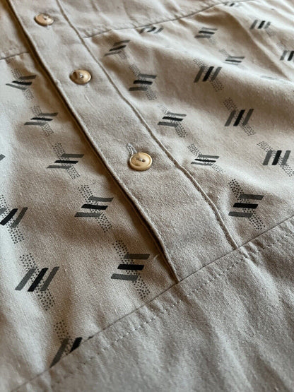 NWT Vintage Avenues By Street Scenes Mervyns Single Stitch Quarter Button Shirt - thriftgoblin