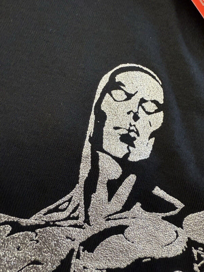 NWT Vintage Marvel Mad Engine Silver Surfer T Shirt Adult XLarge Black Men Metal - thriftgoblin