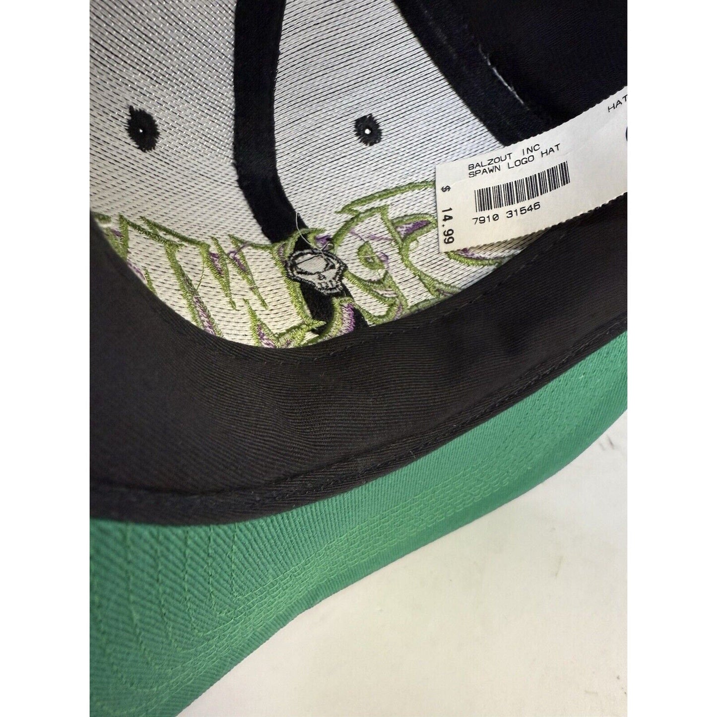 NWT Vintage Spawn Todd McFarlane Hat Rare Logo Cap Snapback Comic Book Antihero - thriftgoblin