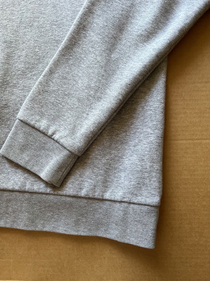 Oakley Mens Gray Pullover Long Sleeve Sweatshirt Sweater Large Jersey White Logo - thriftgoblin