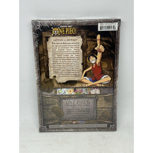 One Piece Season Two First Voyage DVD Episodes 54-66 Uncut FUNimation Sealed - thriftgoblin