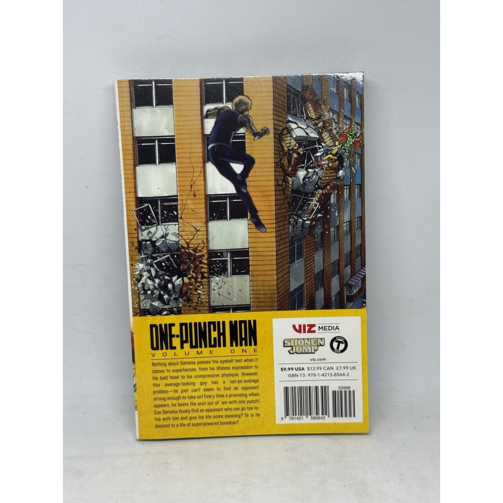 One Punch Man Vol 1 Manga ONE Yusuke Murata VIZ Shonen Jump Saitama 2015 English - thriftgoblin