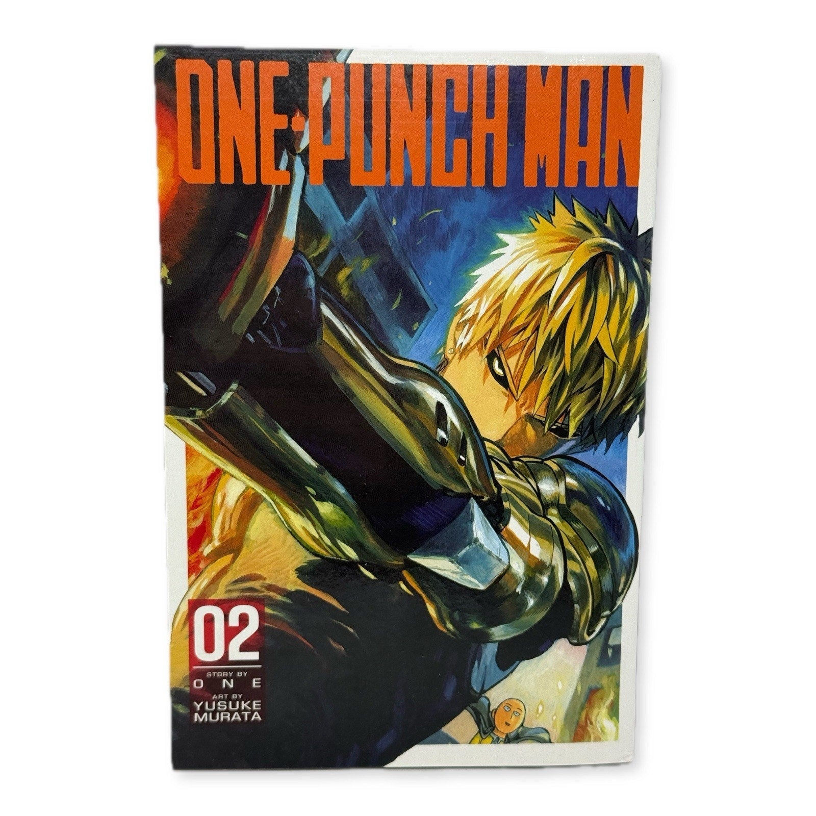 One Punch Man Vol 2 Manga ONE Yusuke Murata VIZ Shonen Jump Genos 2015 English - thriftgoblin