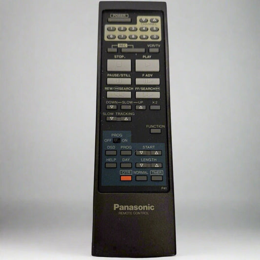 Original Panasonic VSQS0570 Remote Control Clean PV3720B PV4720 VHS Vintage Tape - thriftgoblin