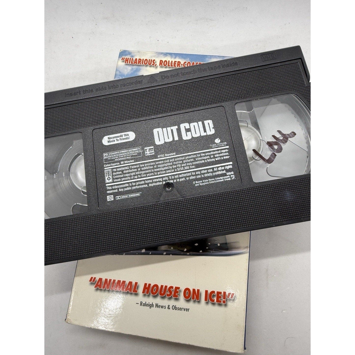 Out Cold VHS 2002 Comedy Zach Galifianakis Jason London Tested Ski Snowboard - thriftgoblin