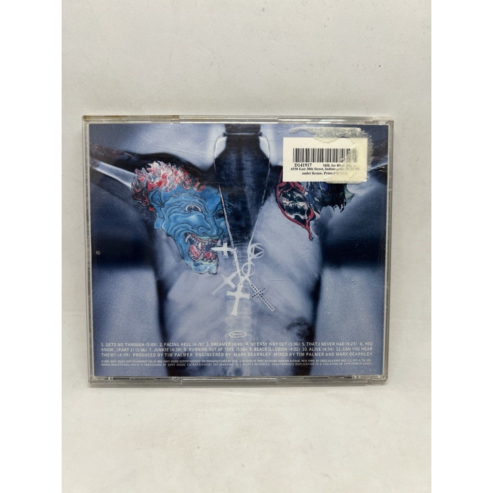 Ozzy Osbourne - Down to Earth CD 2001 Epic Zakk Wylde Black Illusion Metal - thriftgoblin