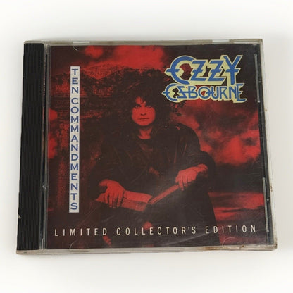 Ozzy Osbourne Ten Commandments CD 1990 Priority CBS Limited Collectors Edition - thriftgoblin