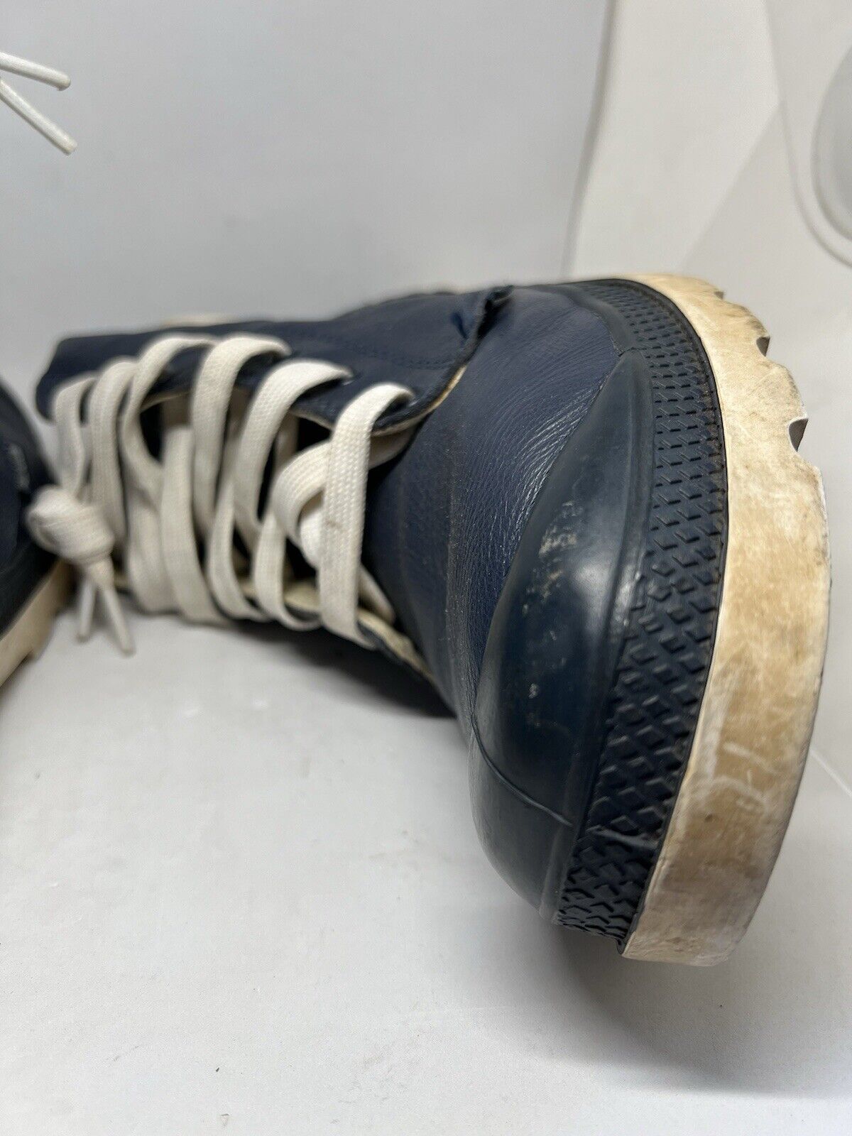 PALLADIUM Work Hi - Top 72901419 Boots Leather Streetwear Blue Sz 11.5 Mens Shoe - thriftgoblin
