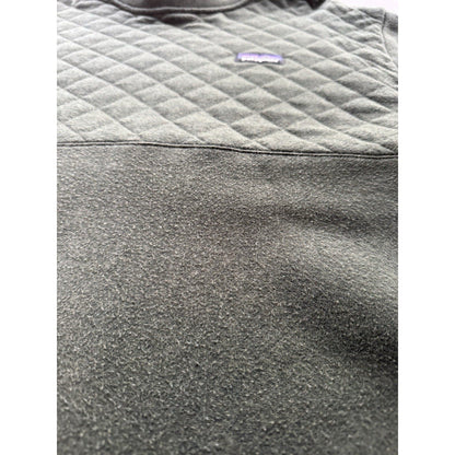 Patagonia Organic Cotton Quilt Crewneck Sweatshirt Men’s Large Olive Green Long - thriftgoblin