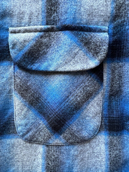 Pendleton The Original Board Shirt Mens Medium USA Virgin Wool Plaid Button Down - thriftgoblin
