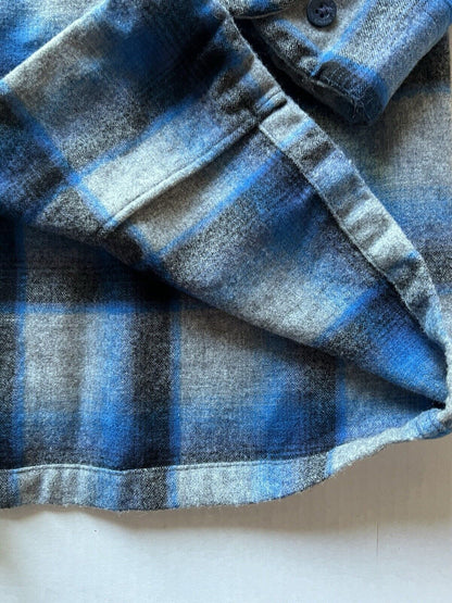 Pendleton The Original Board Shirt Mens Medium USA Virgin Wool Plaid Button Down - thriftgoblin