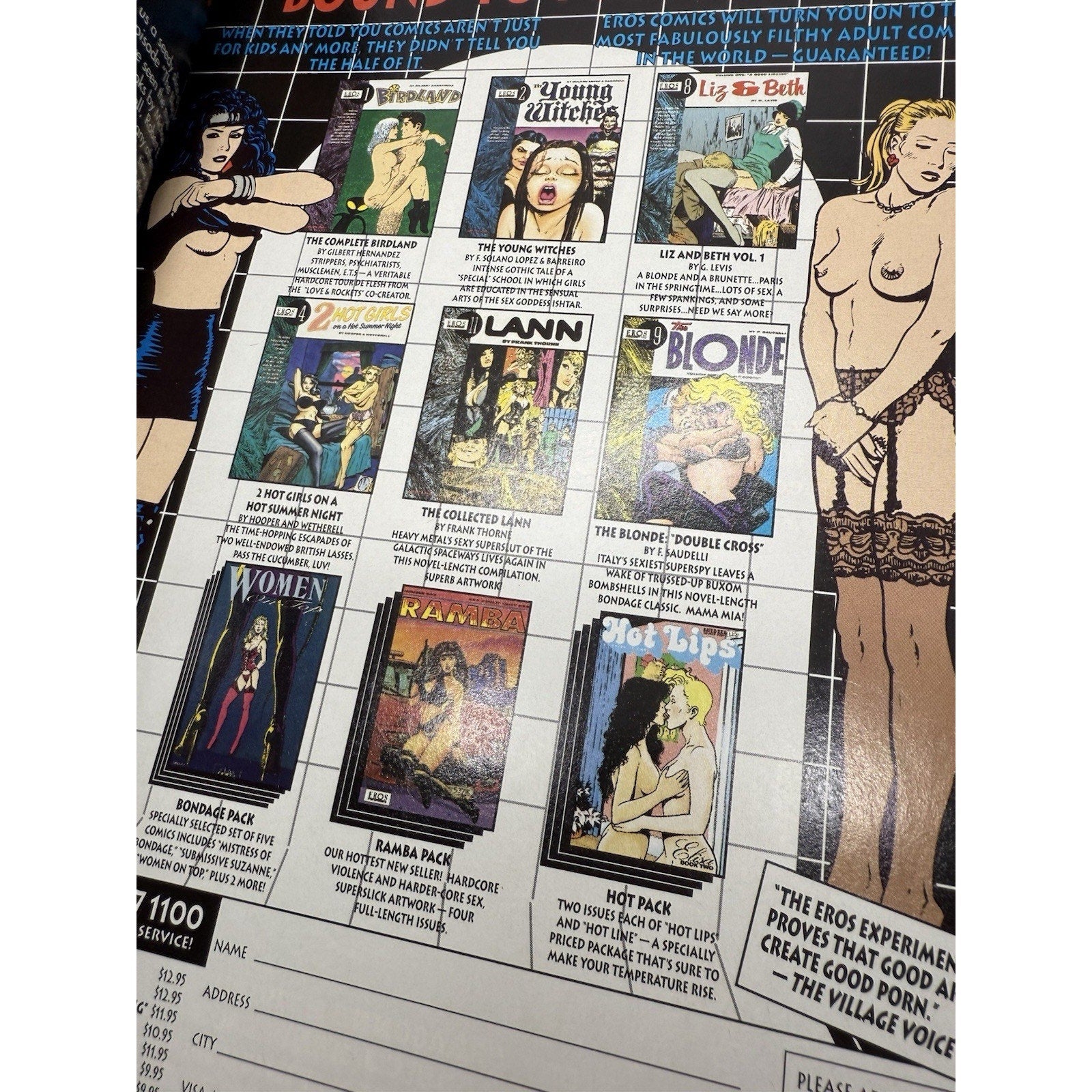 Penthouse Men’s Adventure Comix Dec 1995 Jan 1996 Adult Comic Hildebrandt Art - thriftgoblin