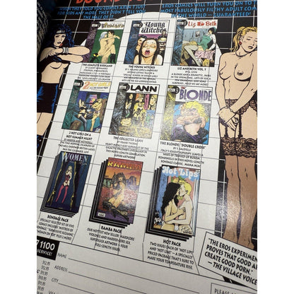Penthouse Men’s Adventure Comix Dec 1995 Jan 1996 Adult Comic Hildebrandt Art - thriftgoblin