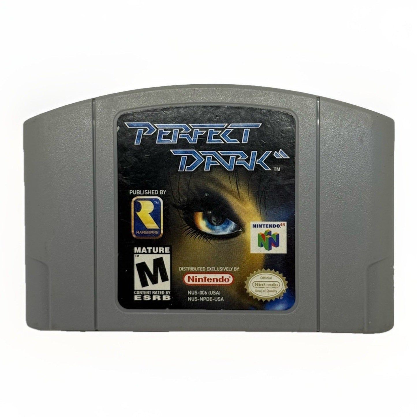 Perfect Dark N64 Nintendo 64 Game Cartridge Rare FPS Rareware NUS-NPDE-USA - thriftgoblin
