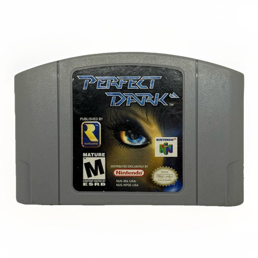 Perfect Dark N64 Nintendo 64 Game Cartridge Rare FPS Rareware NUS-NPDE-USA - thriftgoblin