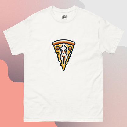Pizza My Body Pin - Up Crewneck T-Shirt - thriftgoblin