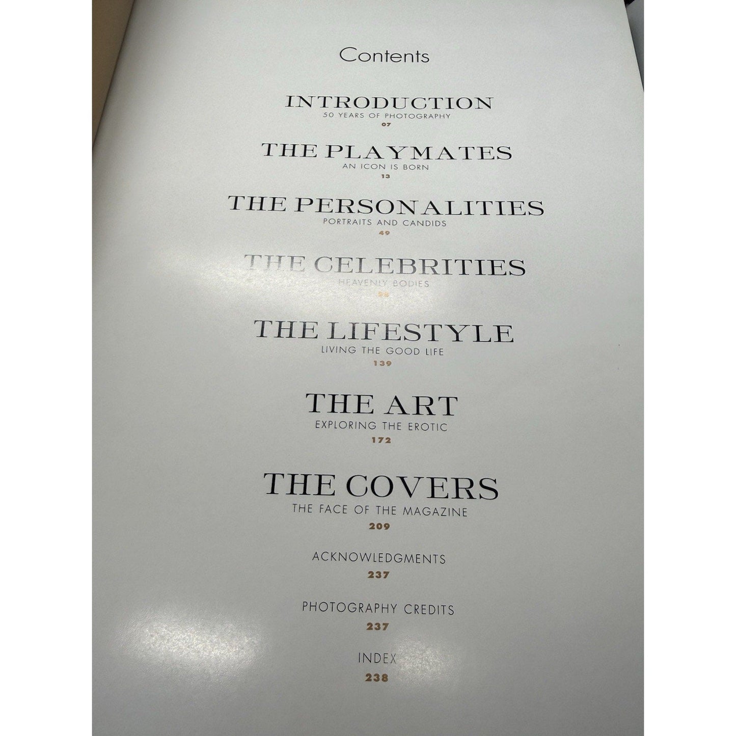 Playboy 50 Years The Photographs Hardcover Book 2003 Chronicle Books Coffee Top - thriftgoblin