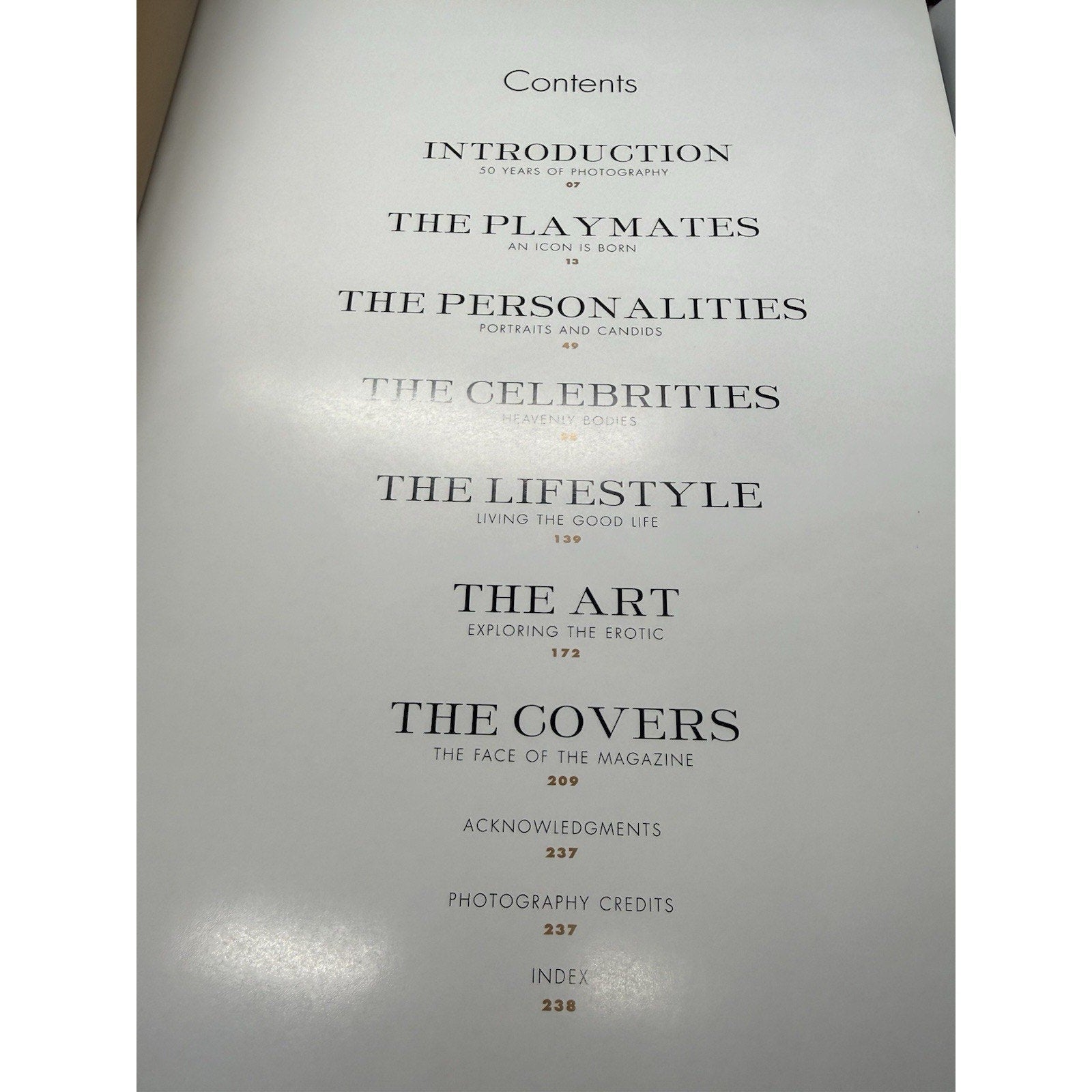 Playboy 50 Years The Photographs Hardcover Book 2003 Chronicle Books Coffee Top - thriftgoblin