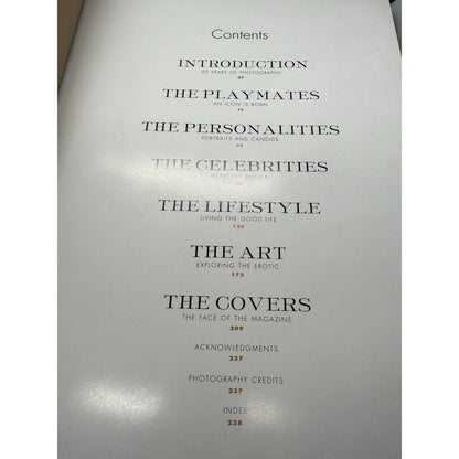 Playboy 50 Years The Photographs Hardcover Book 2003 Chronicle Books Coffee Top - thriftgoblin
