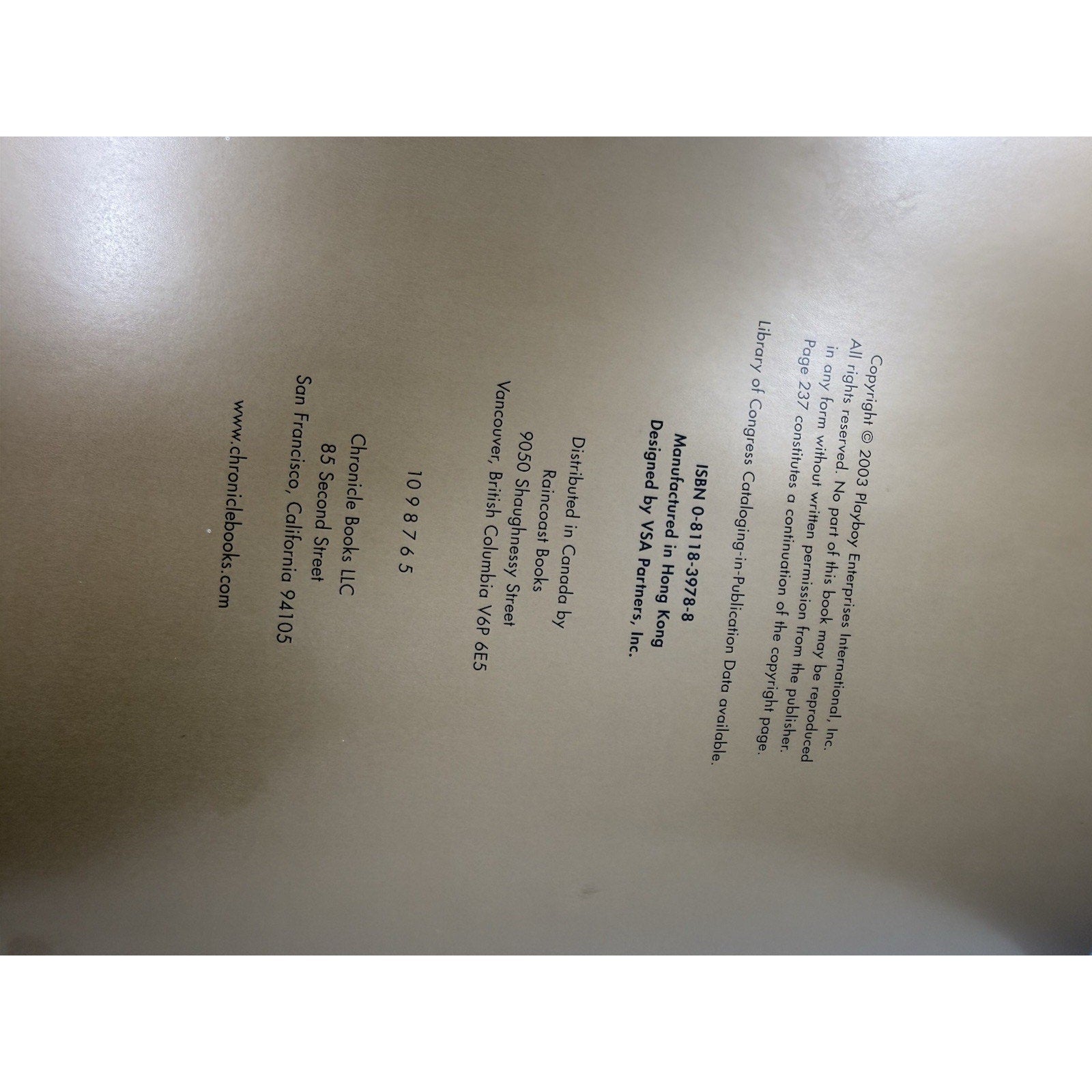 Playboy 50 Years The Photographs Hardcover Book 2003 Chronicle Books Coffee Top - thriftgoblin