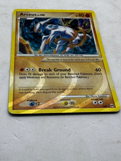Pokemon Arceus LV.100 Break Ground AR8 Holo Platinum Arceus Card - Thrift GoblinTrading Card