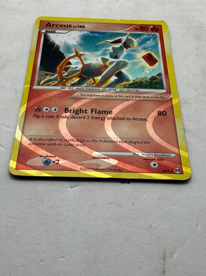 Pokemon Arceus LV.100 Bright Flame AR3 Holo Platinum Arceus Card - Thrift GoblinTrading Card