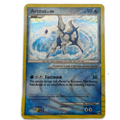 Pokemon Arceus LV.100 Fastwave AR4 Holo Platinum Arceus Card - Thrift GoblinTrading Card