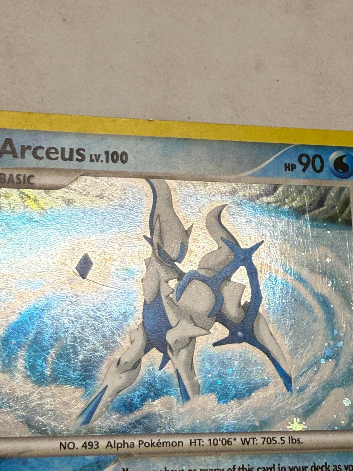 Pokemon Arceus LV.100 Fastwave AR4 Holo Platinum Arceus Card - Thrift GoblinTrading Card