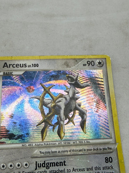 Pokemon Arceus LV.100 Judgment DP50 Holo Black Star Promo Card - Thrift GoblinTrading Card
